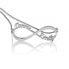 Personalized Infinity Name Necklace with Chain