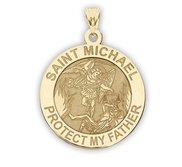 Saint Michael   Protect My Father   Religious Medal   EXCLUSIVE 