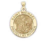 Saint Michael   Protect My Mother   Religious Medal   EXCLUSIVE 