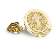 Confirmation Cross Religious Brooch  Lapel Pin   EXCLUSIVE 