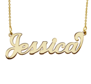 Personalized Classic Script Name Necklace with Chain Included