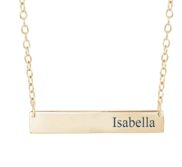 Personalized Name Bar Necklace with Name w  Chain Included