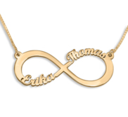 Personalized Infinity Name Necklace with Chain Included