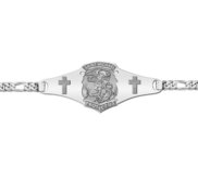 Saint Michael Police Badge Bracelet  EXCLUSIVE 