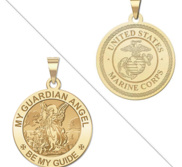 My Guardian Angel Doubledside MARINES Religious Medal  EXCLUSIVE 