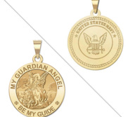 My Guardian Angel Doubledside NAVY Religious Medal  EXCLUSIVE 