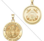 My Guardian Angel Doubledside COAST GUARD Religious Medal  EXCLUSIVE 