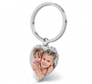 Heart Photo Key Chain