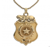 Personalized Fort Worth Police Badge with Your Number