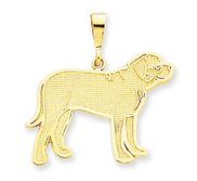 Mastiff Pendant Or Charm