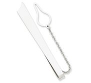 Engravable Sterling Silver Tie Bar