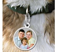 Round Pet s Picture Pendant