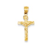 14k INRI Crucifix Charm