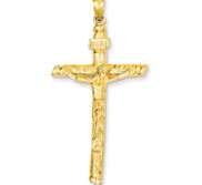 14k INRI Crucifix Pendant