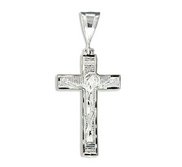 Sterling Silver Crucifix Cross Pendant