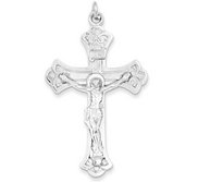 Sterling Silver INRI Crucifix Pendant