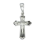 Sterling Silver Crucifix Cross Pendant