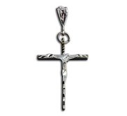 Sterling Silver Crucifix Cross Pendant