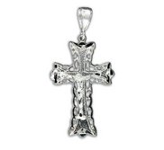 Sterling Silver Crucifix Cross Pendant