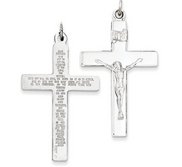 Sterling Silver Crucifix Pendant