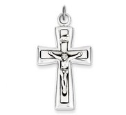 Sterling Silver INRI Crucifix Pendant