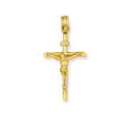 14K Stick Style Crucifix Pendant