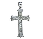 Sterling Silver Crucifix Cross Pendant