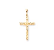 10k Crucifix Charm