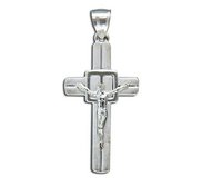 Sterling Silver Crucifix Cross Pendant