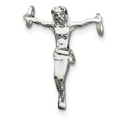 Sterling Silver Corpus  Crucified Christ  Pendant