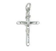 Sterling Silver Crucifix Cross Pendant