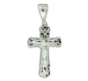 Sterling Silver Crucifix Cross Pendant