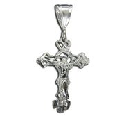 Sterling Silver Crucifix Cross Pendant