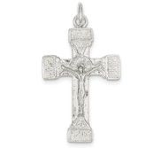 Sterling Silver Latin Crucifix Pendant