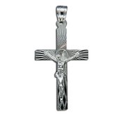 Sterling Silver Crucifix Cross Pendant