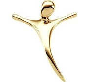 14K Yellow Gold CRUCIFIX PENDANT