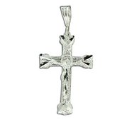 Sterling Silver Crucifix Cross Pendant