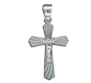 Sterling Silver Crucifix Cross Pendant