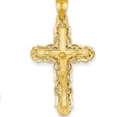 14k Crucifix Charm