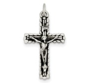 Sterling Silver INRI Crucifix Pendant