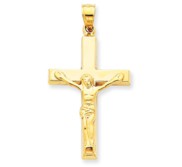 14k Polished Crucifix Pendant