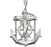 Sterling Silver Mariner Cross Pendant