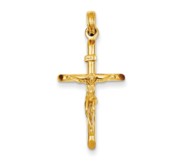 14k INRI Crucifix Pendant