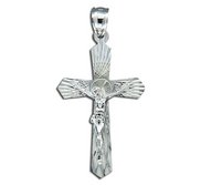 Sterling Silver Crucifix Cross Pendant