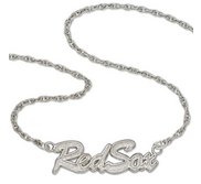 Boston Red Sox Name Plate Necklace W  Chain