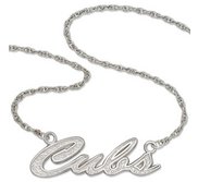 Chicago Cubs Name Plate Necklace W  Chain