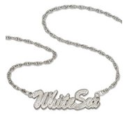 Chicago White Sox Name Plate Necklace W  Chain