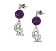 Colorado Rockies 1 2 Inch Earrings