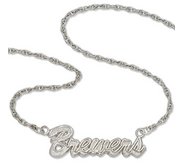 Milwaukee Brewers Name Plate Necklace W  Chain