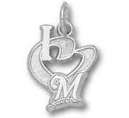 Milwaukee Brewers 1 2 Inch Charm